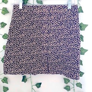 cheetah print skirt !!